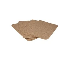 Lumarko cpl. 4 rectangular pads 25x35cm made of natural cork
