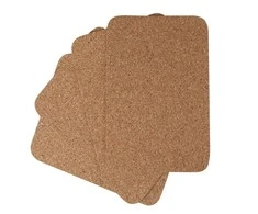 Lumarko cpl. 4 rectangular washers 40x30cm made of natural cork