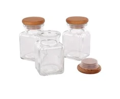 Altom Set of 3 containers for spices 150ml president line