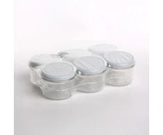 6 pcs set of jar to-235 + cap baltas fi 82 6z