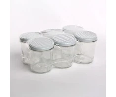 6 pcs set of jar to-350 + cap baltas fi 82 6z