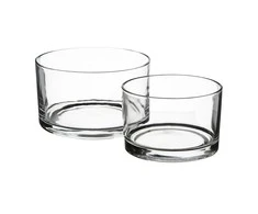 Set of pressed salad bowls dia.17cm+dia.20cm