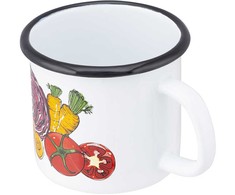 Mažas emaliuotas puodelis indukcinis dujinis indas Silesia 9 cm 0,45 l 3360