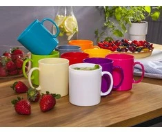 MS Plastikinis puodelis su rankena 350ml
