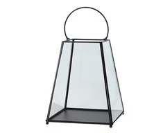 Lumarko Metal tapered lantern 21x21x26,5 cm, juodas