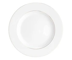Porcelianinė pietų lėkštė MariaPaula Classic Gold, baltos sp., ø 26 cm