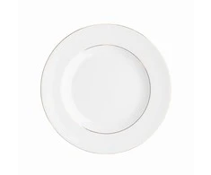 Porcelianinė pietų lėkštė MariaPaula Classic Gold, baltos sp., ø 20 cm