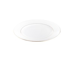 Porcelianinė desertinė lėkštė MariaPaula Classic Gold, baltos sp., ø 17 cm