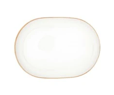 Lumarko MariaPaula Moderna Gold oval plate 33cm