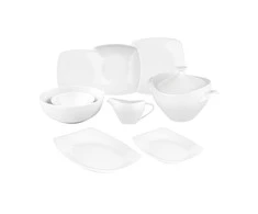 Porcelana MariaPaula MARIAPAULA MODERN SQUARE Baltas VAKARIENIS RINKINYS 24.06
