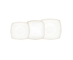 Porcelana MariaPaula MARIAPAULA MODERN SQUARE AUKSO VAKARIENIS RINKINYS 6/18