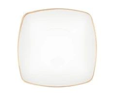 Lumarko Porcelianinis dubenėlis MariaPaula Square Moderna Gold, baltos sp., 20,5 x 20,5 cm, 350 ml