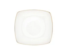 Lumarko MariaPaula Square Moderna Gold dessert plate 18cm