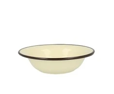 CREAM Emaliuotas dubuo 7,45 l, skersmuo 36 cm, aukštis 11,3 cm, kreminės spalvos