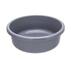 Round bowl 46 cm 20 L pilka