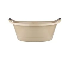 Oval bowl 40l beige