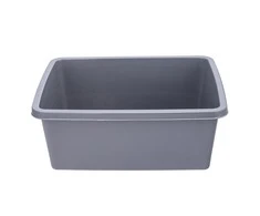 Rectangular bowl 37,5Xx30,5 cm 11 L pilka