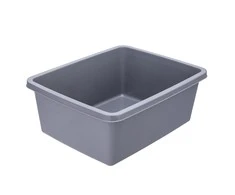 Rectangular bowl 37,5Xx30,5 cm 11 L pilka