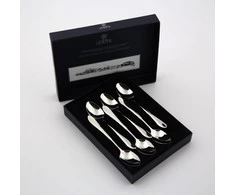MONA set of 6 tea spoons polished flock