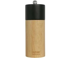 Juodas wooden pepper mill 5x14 cm