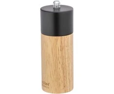 Juodas wooden pepper mill 5x14 cm