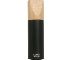 Juodas wooden pepper mill 5x18 cm