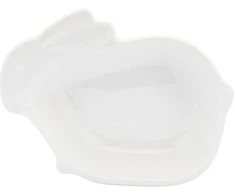 Bunny dish 13.5x10.5x3.5 cm cream porcelain