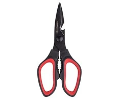 Kitchen scissors with juodas titanium coated 20cm