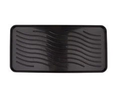 Orion Batų padėklas 77,5x38 cm, juodas, universalus