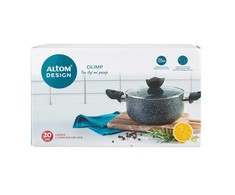 Altom Design Olimp Puodas su dangčiu, 20 cm