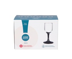Onyx set of 6 vodka glasses 35ml