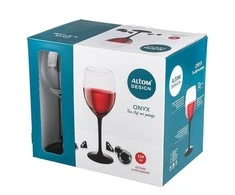 Altom Design vyno taurių rinkinys Onyx, 330 ml, 6 vnt.