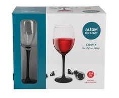 Altom Design vyno taurių rinkinys Onyx, 330 ml, 6 vnt.