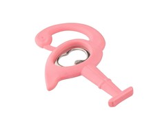 Bottle opener 9X12X0,5 cm flamingo