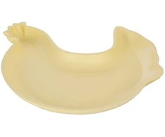 MDF decorative plate yellow chicken 28x3x30 cm
