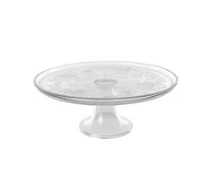 Tortinė iš stiklo ant kojelės 32cm "Rožė"