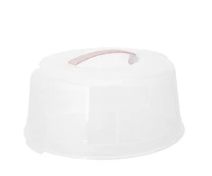 Lumarko Cake container round 33,5x38x17 cm nordic pink