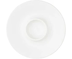 Egg stand 12.5 cm, cream porcelain