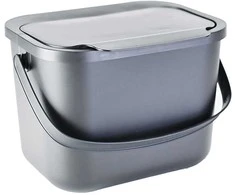 Bio-waste container 6 L BINI pilkas
