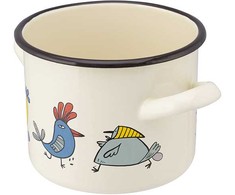Emaliuotas puodas Silesia Kurki 1.5l, 14cm, indukcijai
