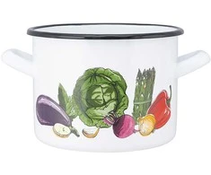 Straight puodas 1,5l dia.14cm h.11cm dec. vegetables