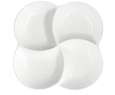 Lumarko Regular dish 4-part 26,5cm cream porcelain