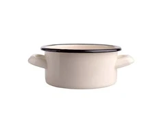 Altom Design Enamelled saucepan 0,5l dia.12cm h.5,8cm cream