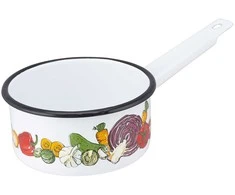 Silesia Emaliuotas puodas su koteliu 1 l, skersmuo 14 cm, Dek.Vegetables Altom 3407