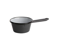 Altom Design Emaliuotas puodas su rankena, indukcinis puodas, Silesia, pilkai dėmėtas, 0,45l