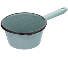 Emaliuotas kūginis puodas 0,45 l, skersmuo 12 cm Altom Design Sage margas
