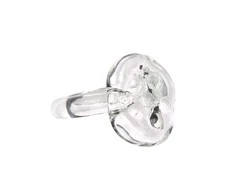 Lumarko Glass napkin holder ring shape
