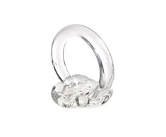 Lumarko Glass napkin holder ring shape