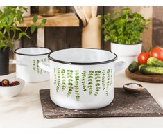 Altom Design Silesia EUKALIPTAS EEMALINIS PUODAS 5,8L SKERSMENS 22cm AUKŠTIS 16cm