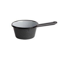 Altom Design Emaliuotas puodas su rankena, indukcinis puodas, Silesia, pilkai dėmėtas, 0,45l